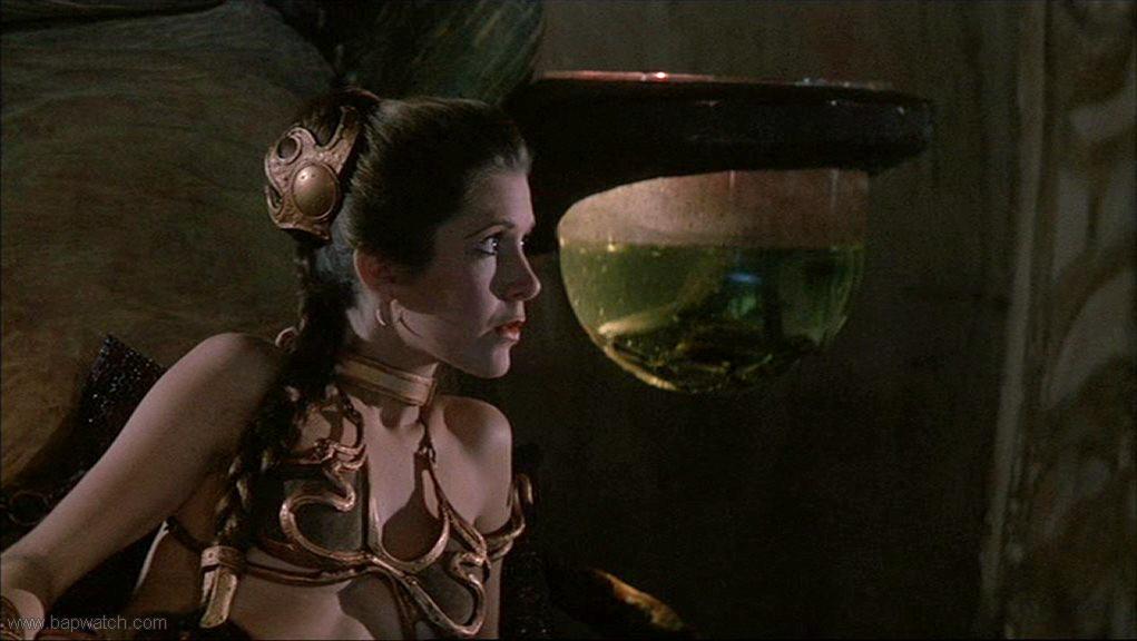 Images Of Carrie Fisher As Princess Leia In Metal Bikini In Star Wars